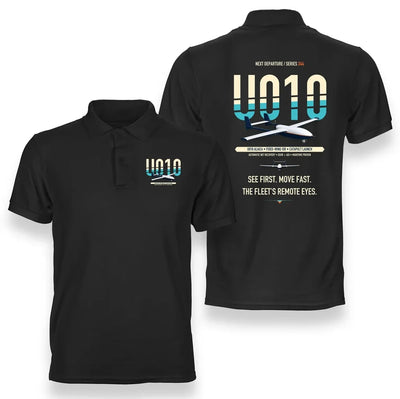 Airbus U010 Aliaca Fixed-wing design on black polo