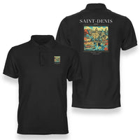 Thumbnail for SAINT-DENIS - Poster - Double-Side Polo - Black