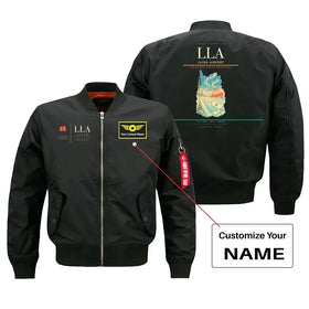 Luleå Airport (LLA) Bomber Jacket