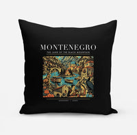Thumbnail for MONTENEGRO - Poster - Pillow - Black