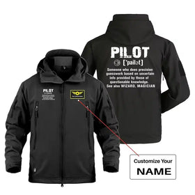Pilot [Noun] Military Jackets (Customizable)