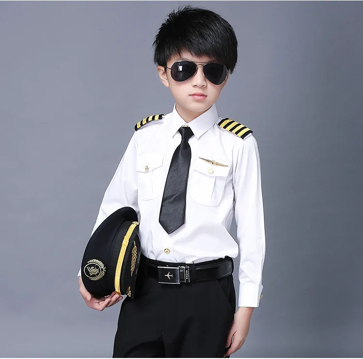 CHILDREN Pilot Shirt + Epaullettes Shirt - view 5