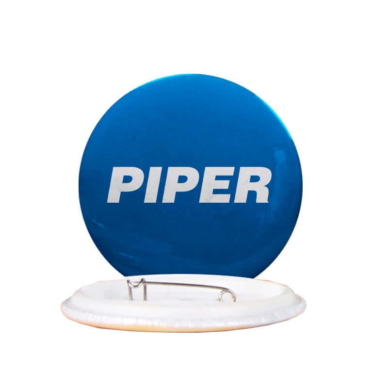 Piper & Text Brooch - view 2