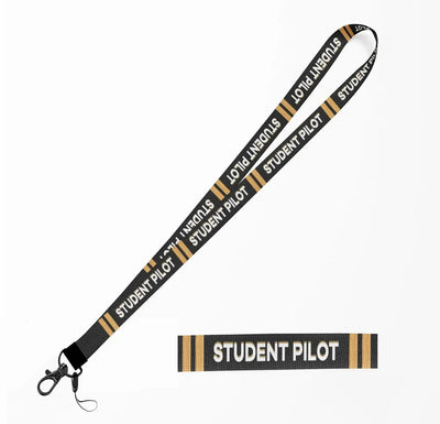 Student Pilot & Epaulettes lanyard and ID holder