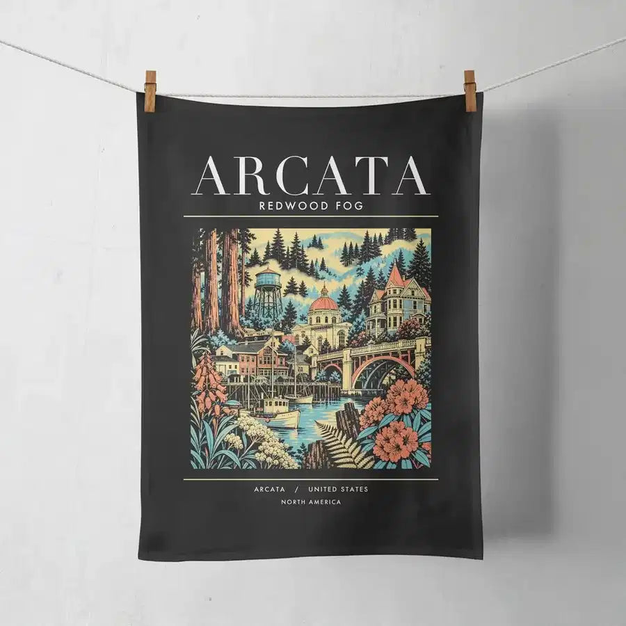 ARCATA - Poster - Towel - Black