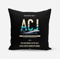 Thumbnail for Airbus ACJ320neo design on black pillow
