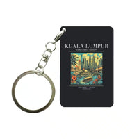 Thumbnail for KUALA LUMPUR - Poster - Key Chain - Black