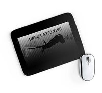 Thumbnail for Airbus A350XWB & Dots aviation design on neoprene with anti-slip base mouse pad.
