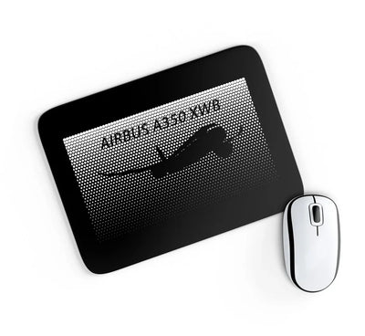 Airbus A350XWB & Dots aviation design on neoprene with anti-slip base mouse pad.