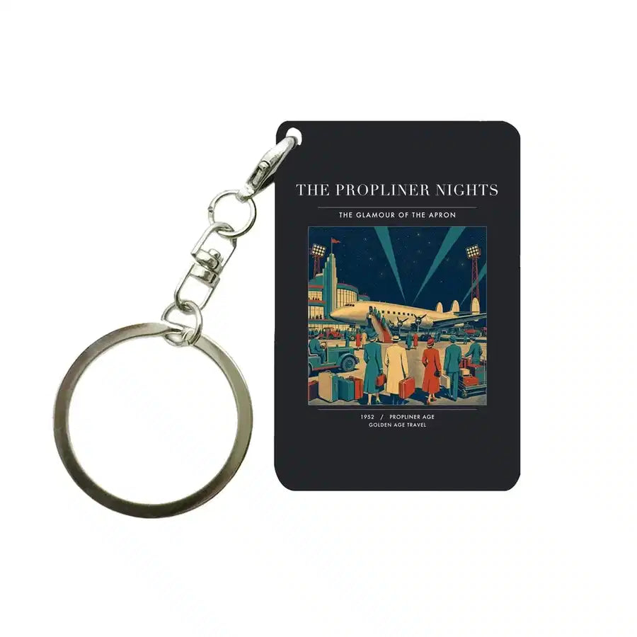 VINTAGE G4080 - The Propliner Nights - Designed Key Chain design on black