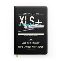 Thumbnail for Cessna Citation XLSPlus design on black notebook