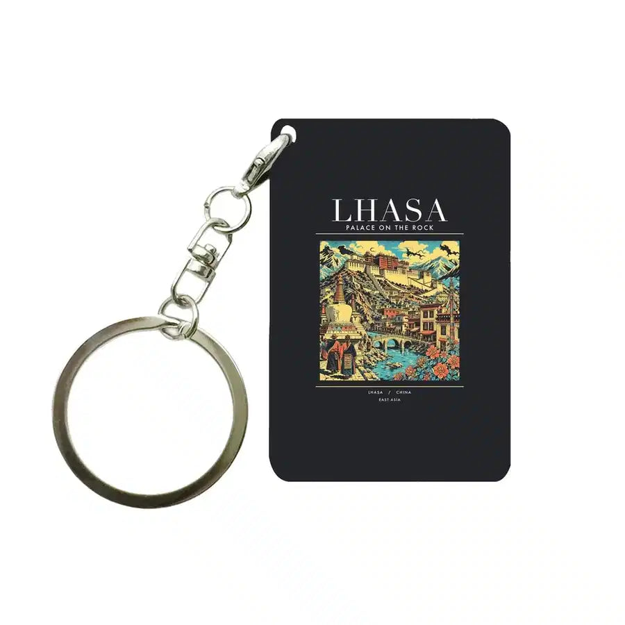 LHASA - Poster - Key Chain - Black