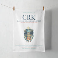 Thumbnail for Clark International Airport (CRK) design on white towel