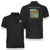 Thumbnail for SINT MAARTEN - Poster - Double-Side Polo - Black