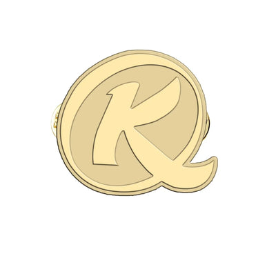 Kenya Airways aviation hollow pin in polished alloy.