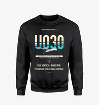 Thumbnail for Airbus U030 Flexrotor design on black sweatshirt