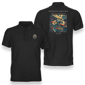 The Bicycle Shop Wings Premium Polo T-Shirts