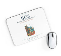 Thumbnail for Boston Logan International Airport (BOS) design on white rectangle mouse pad