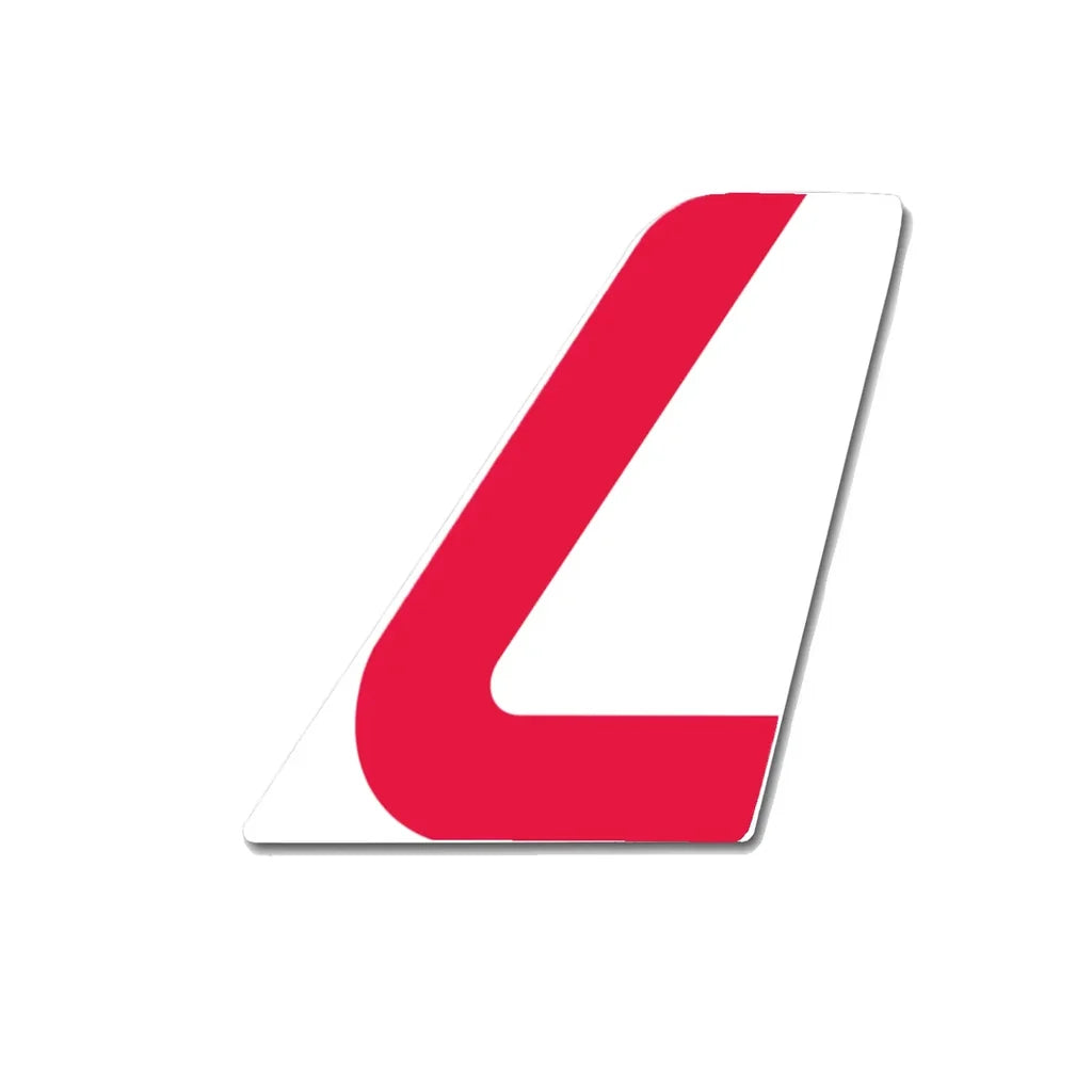 Lauda aviation design tail sticker in weather-resistant vinyl.