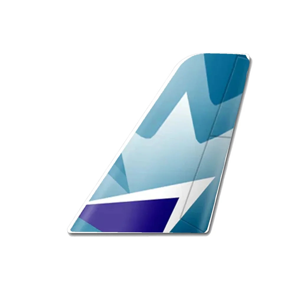 Westjet Airlines aviation design tail sticker in weather-resistant vinyl.