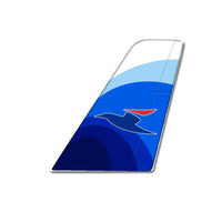 Thumbnail for Atlantic airways aviation design tail sticker in weather-resistant vinyl.