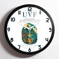 Thumbnail for Hewanorra International Airport (UVF) design on white framed wall clock