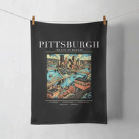 Thumbnail for PITTSBURGH - Poster - Towel - Black