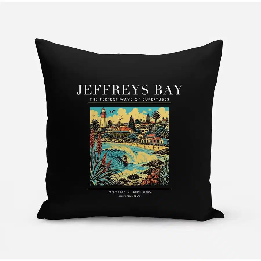 JEFFREYS BAY - Poster - Pillow - Black