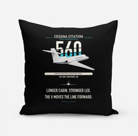 Thumbnail for Cessna Citation 560 - Citation V design on black pillow