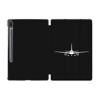 Thumbnail for Boeing 757 Silhouette aviation print tablet case, fits Samsung tablet.