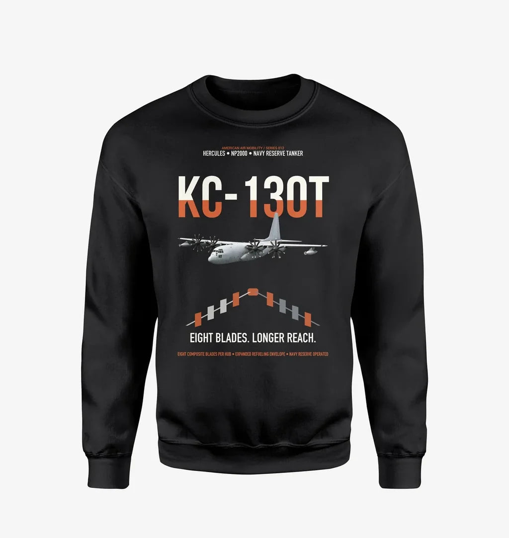 KC-130T NP2000 design on black sweatshirt