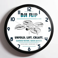 Thumbnail for DJI Flip design on white framed wall clock