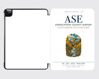 Thumbnail for Aspen - Pitkin County Airport (ASE) design on white ipad tablet case