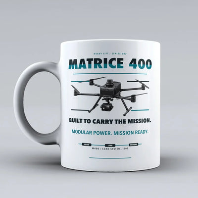 Matrice 400 Mug design on white dji