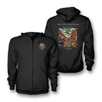 Thumbnail for VINTAGE G4285 - The Canyon Mail Hook - Premium Zipped Hoodie design on black