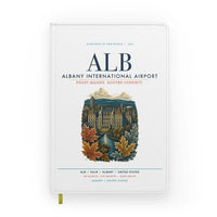 Thumbnail for Albany International Airport (ALB) design on white notebook