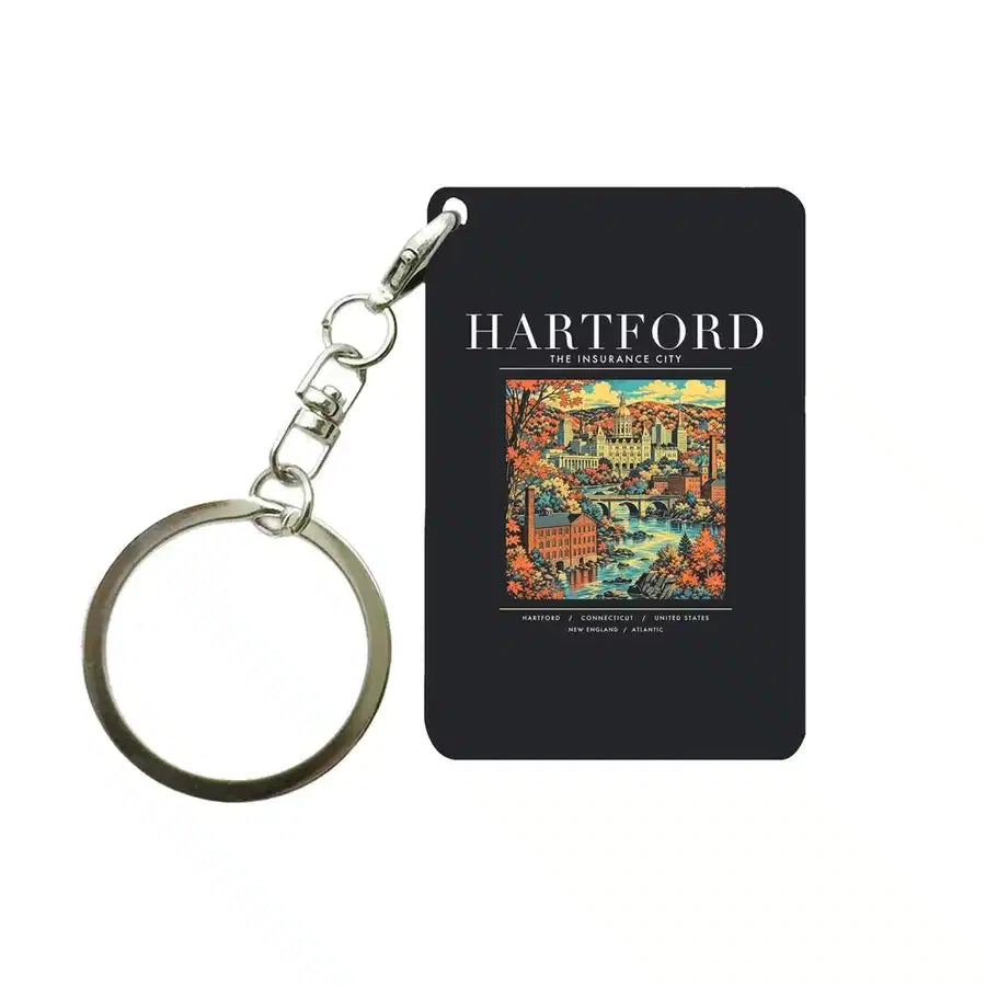 HARTFORD - Poster - Key Chain - Black