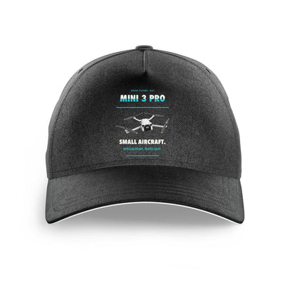 DJI Mini 3 Pro design on black printed hat