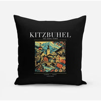 Thumbnail for KITZBUHEL - Poster - Pillow - Black
