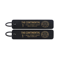 Thumbnail for John Wick aviation fashion key chain in polished metal.