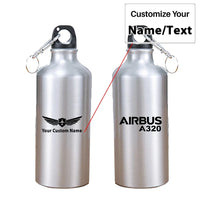 Thumbnail for Airbus A320 & Text aviation design on thermos, vacuum-insulated.