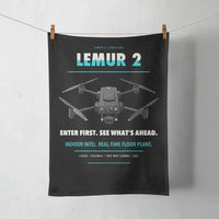Thumbnail for BRINC LEMUR 2 design on black towel