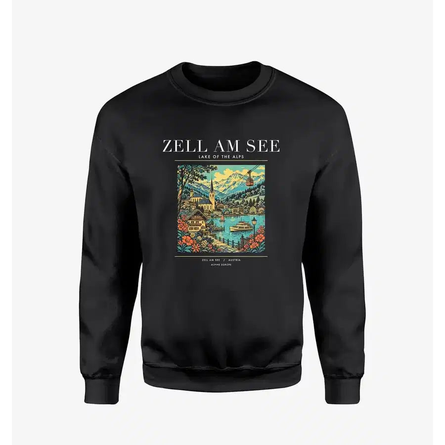ZELL AM SEE - Poster - Sweatshirt - Black