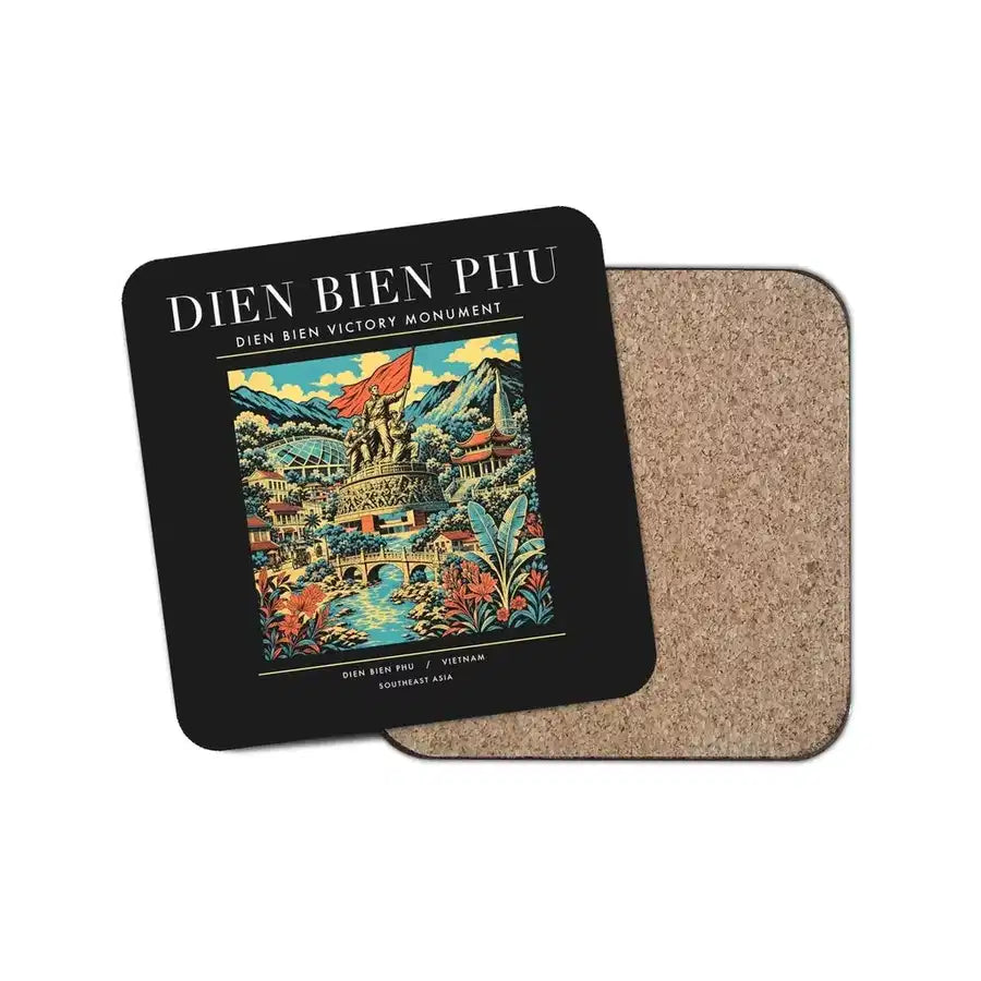 DIEN BIEN PHU - Poster - Coaster - Black