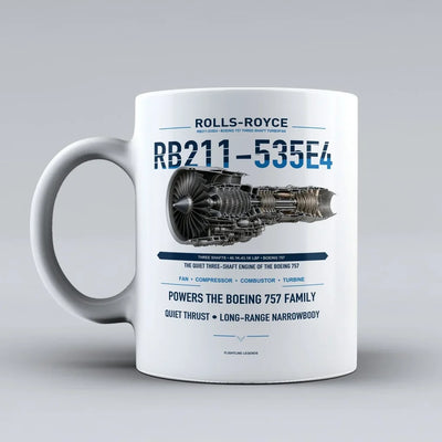 Mug design on white rb211 535e4