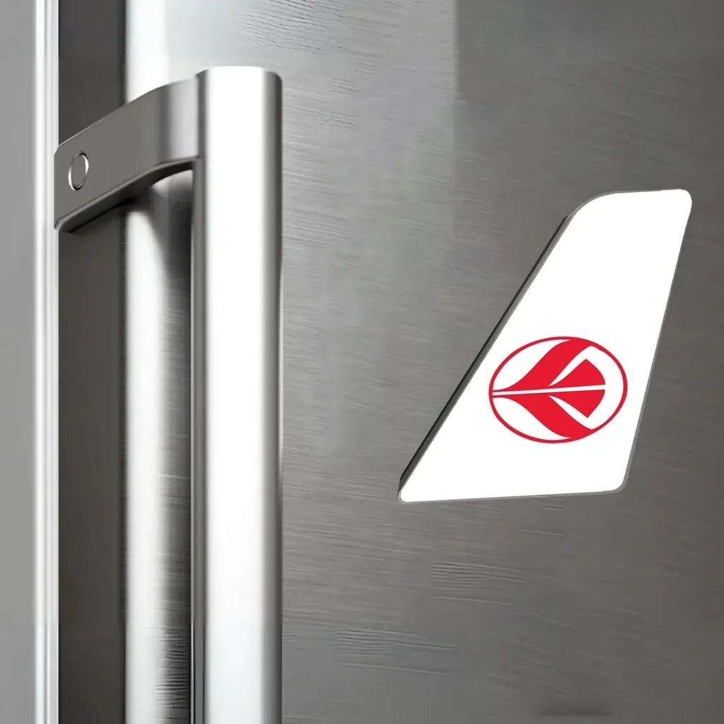 Air Algerie aviation design tail magnet in 3D metal with magnetic back.