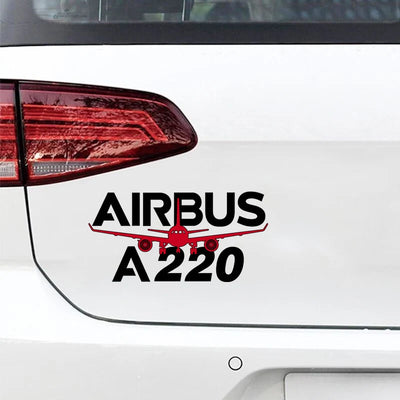 Amazing Airbus A220 Car aviation design car sticker in weather-resistant vinyl.