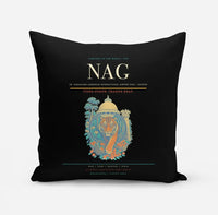 Thumbnail for Dr. Babasaheb Ambedkar International Airport (NAG) design on black pillow