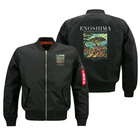 Enoshima City Series Bomber Jacket