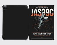 Thumbnail for Saab JAS 39C Gripen design on black ipad tablet case